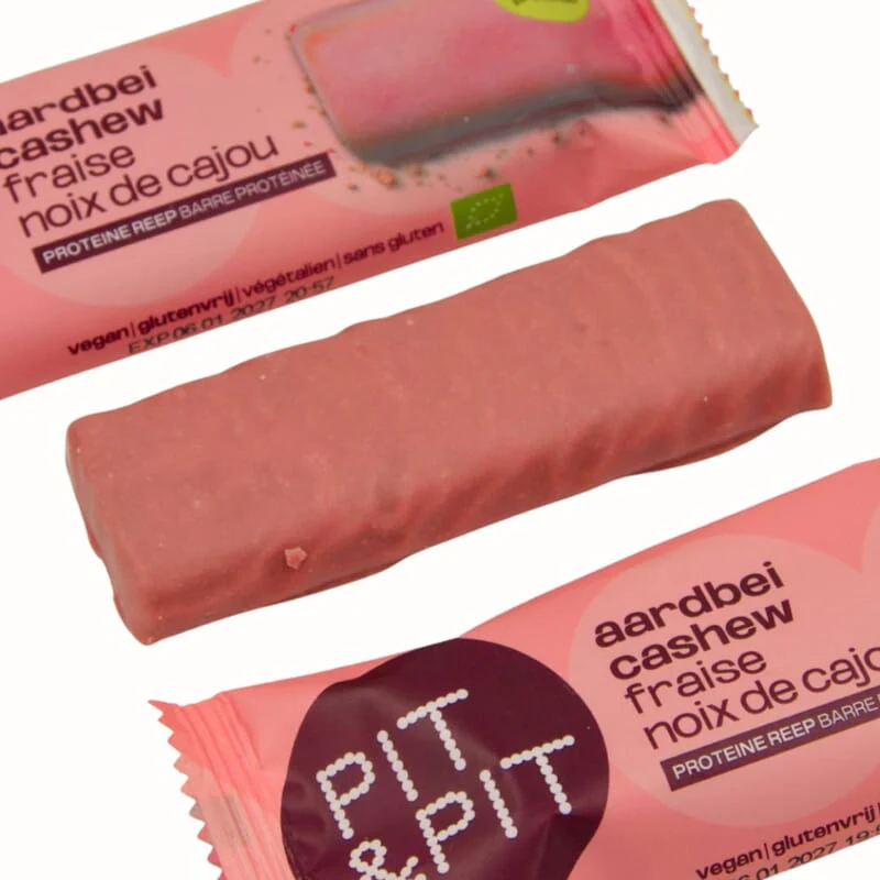 Eiwitreep aardbei-cashew bio - Image 2